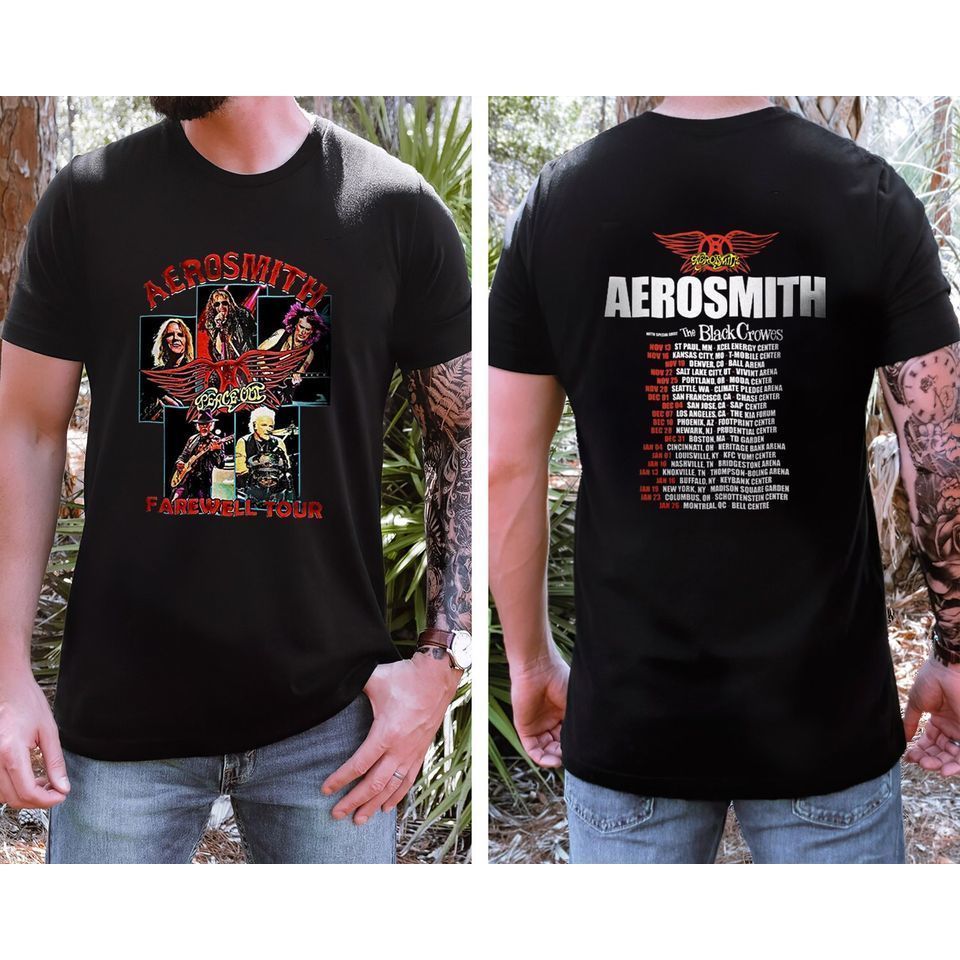 Aerosmith Shirt Aerosmith T Shirt 2 Sided T Shirts